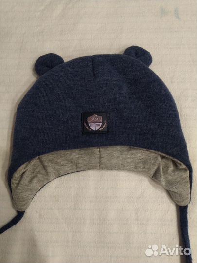 Шапка для мальчика зимняя 44-46