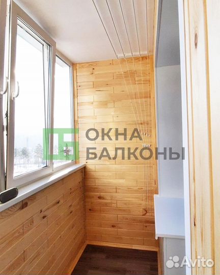 Остекление балконов. Окна пвх