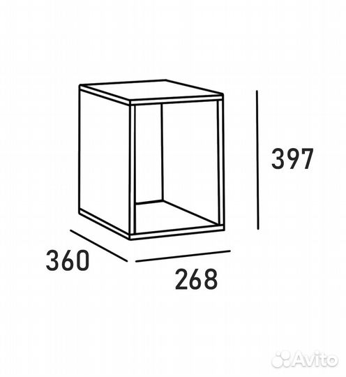Вставка для стеллажа modul