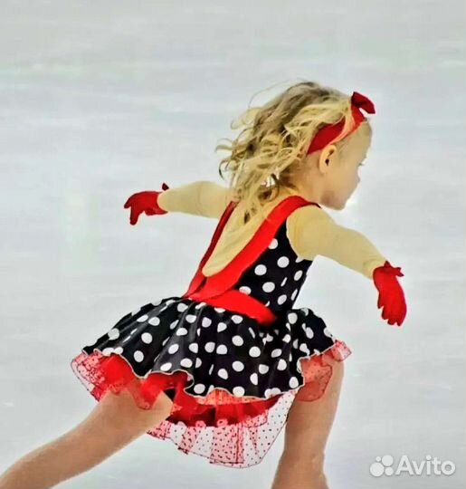 Платье на выступление по фигурному катанию 110-116