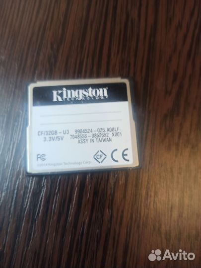 Карта памяти compact flash (cf) 32 gb, 1 gb, 2 gb