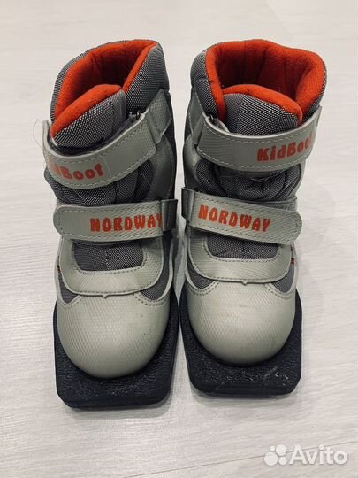 Детские лыжи Nordway, 110 см, с ботинками 32р