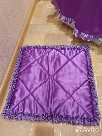 Красивая штора на выставочную платку для кошки