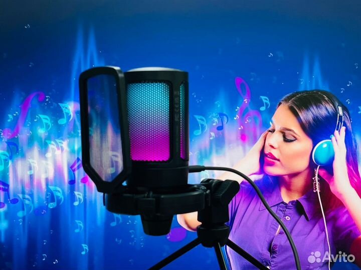 Новый Микрофон FiFine A6V с подсветкой