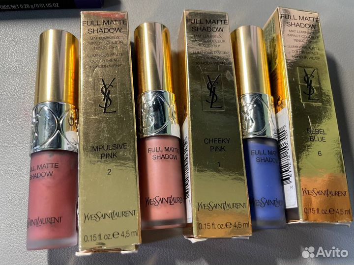 Ysl кремовые тени