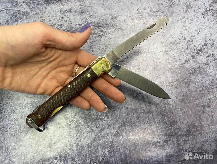 Складной нож Авиационный, латунь, ил-14