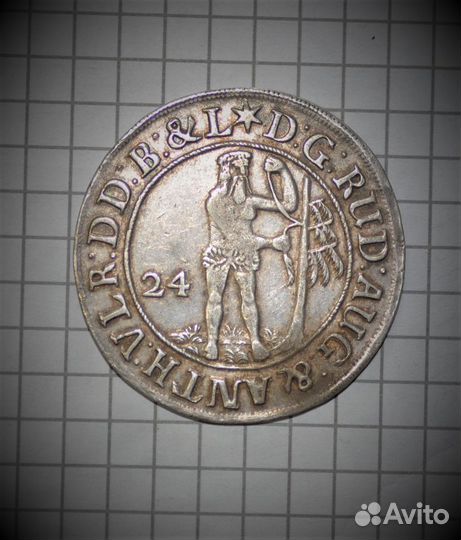 24 мариен гроша, 2/3 талера, 1691 год Брауншвейг