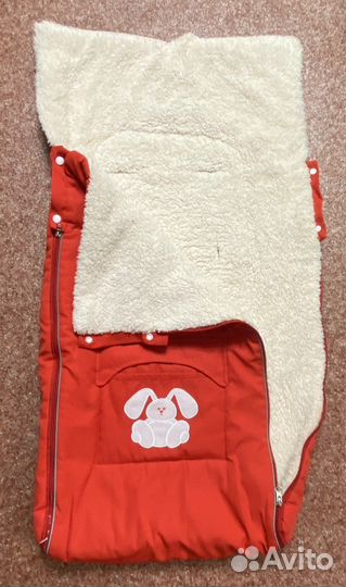 Конверт теплый в коляску, санки, переноску