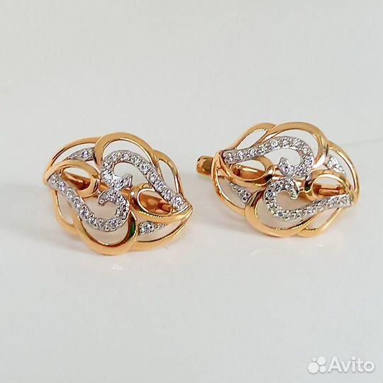 Золотые серьги