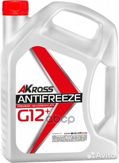 Антифриз AKross Premium G12+ 4 7 кг aks0002g12