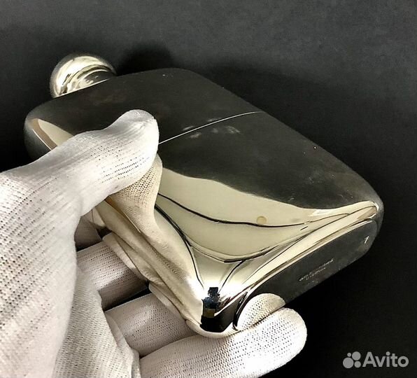 Фляжка 410 гр антик серебро 1918 год