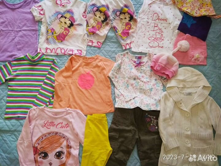 Пакет вещей на 3-4 года