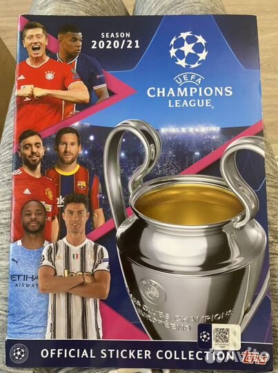 Наклейки для журнала Лига Чемпионов 2020/21