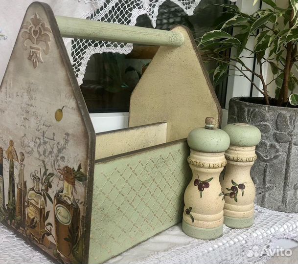 Подставка для кухни и мельницы соль, перец