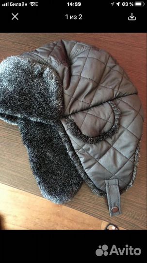 Шапка зимняя, новая 50-52р