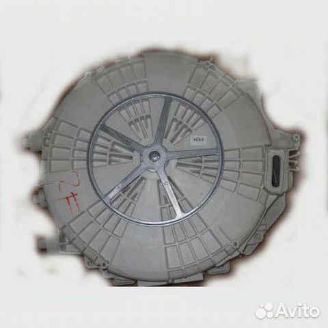 Бак в сборе с барабаном и шкивом 40L для стиральны