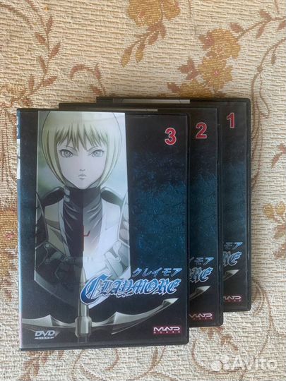 Аниме Клеймор Claymore DVD 12 эпизодов