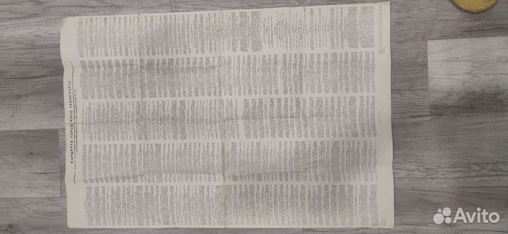 Карта Ленинграда 1975