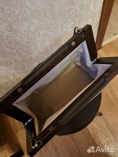 Сумка женская натуральная кожа клатч