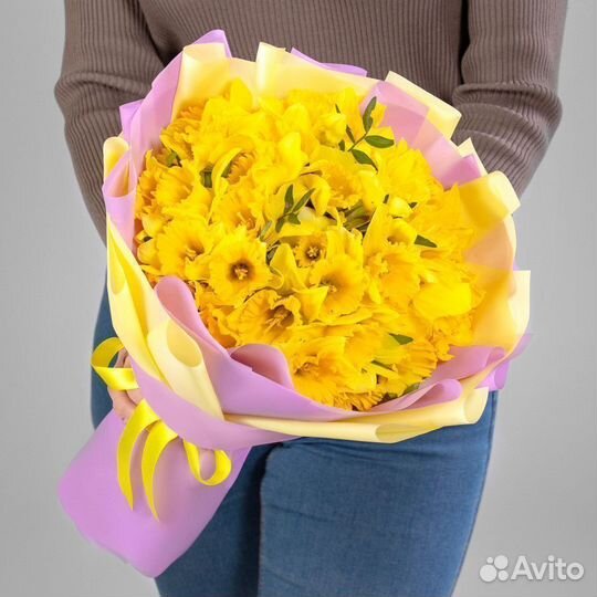 Букет нарциссов с беспл. доставкой