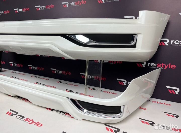 Обвес Toyota Land Cruiser 200 с 16г Белый D2331