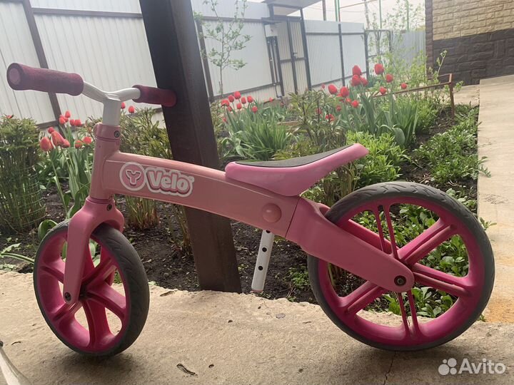 Беговел Yvolution Y-velo Balance bike, розовый