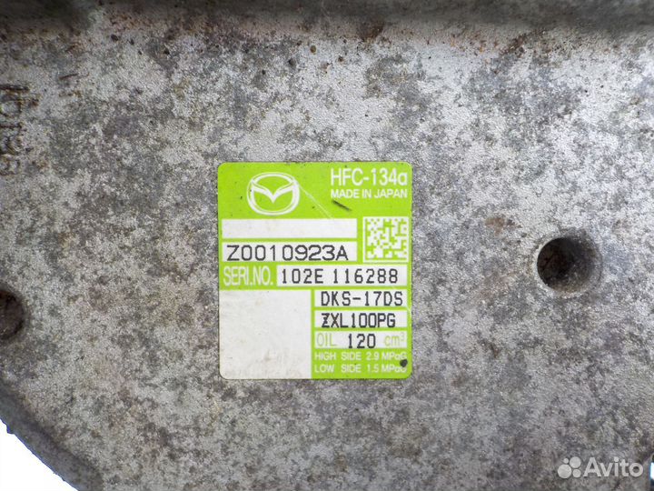 Компрессор кондиционера Мазда 6 GH 1.8л 2.0л