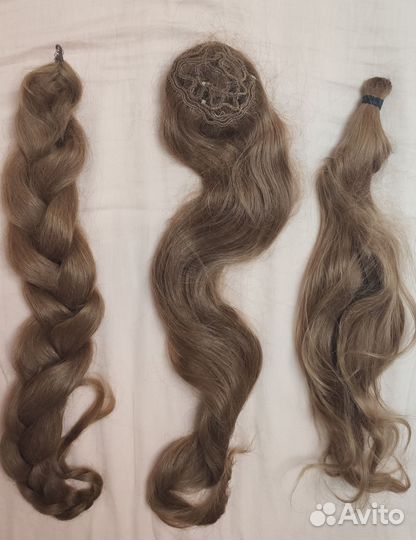 Волосы натуральные