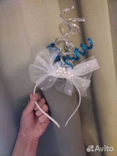 Ободок на утренник, ручная работа