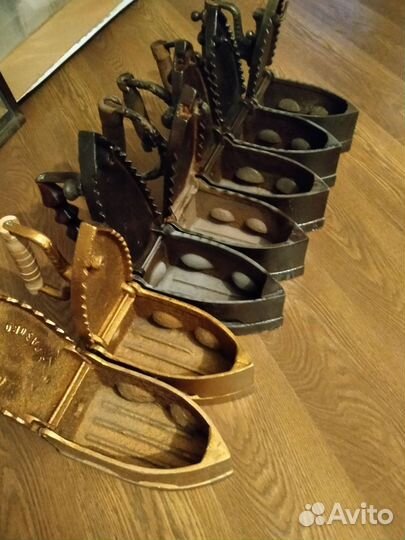 Утюги старинные чугунные