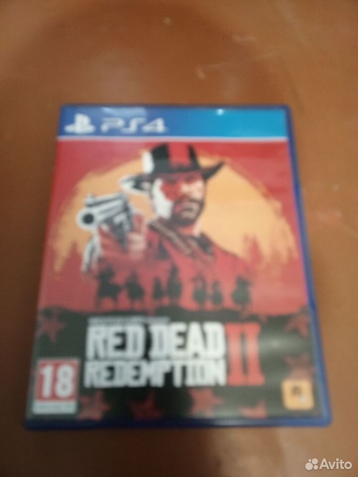 Диск на ps4 rdr2