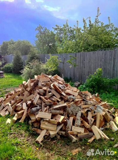 Дрова колотые Береза