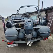 Комплект SibRiver Абакан 480 JET, yamaha 40 fets