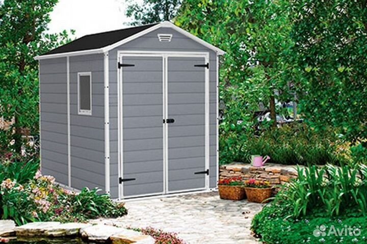 Пластиковый хозблок Keter Manor