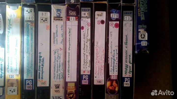 Видео кассеты б/у