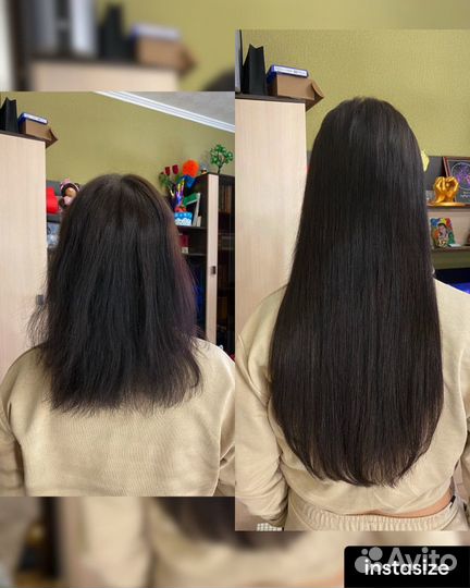 Волосы для наращивания с работой