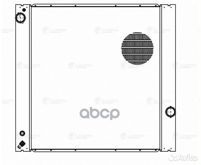 LRC 10162 радиатор системы охлаждения Land Rov