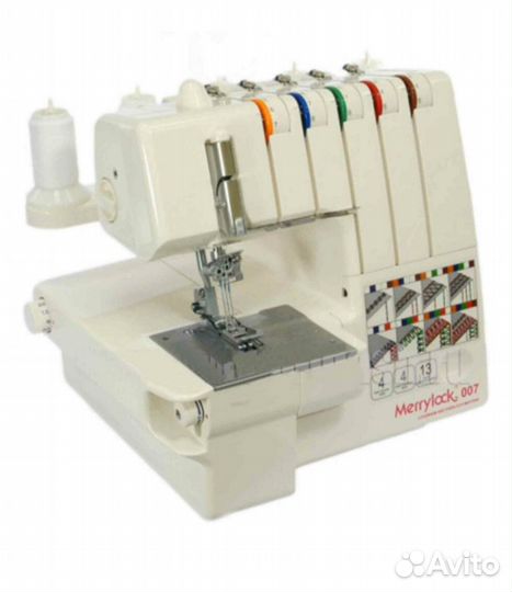 Коверлок оверлок 5-ниточный Merrylock 007
