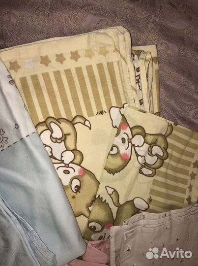Постельное белье в детскую кроватку