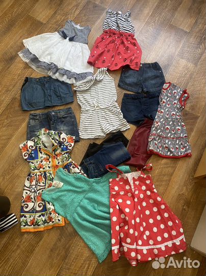 Одежда пакетом для девочки 98 104