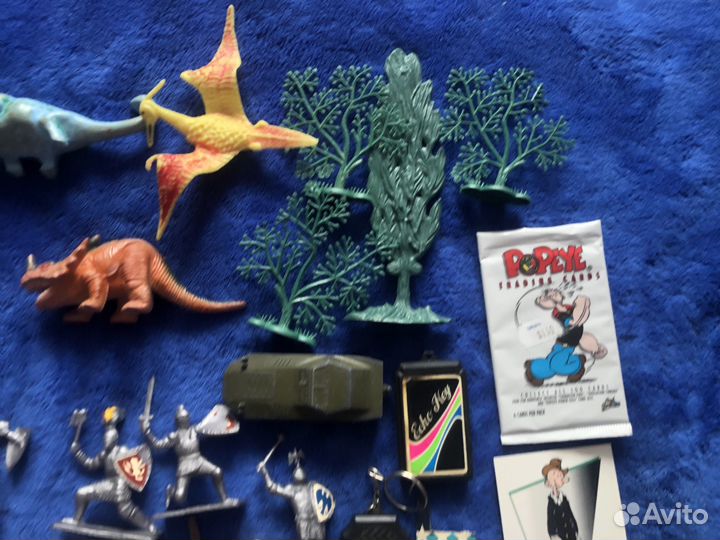 Набор игрушек динозавры 90е СССР
