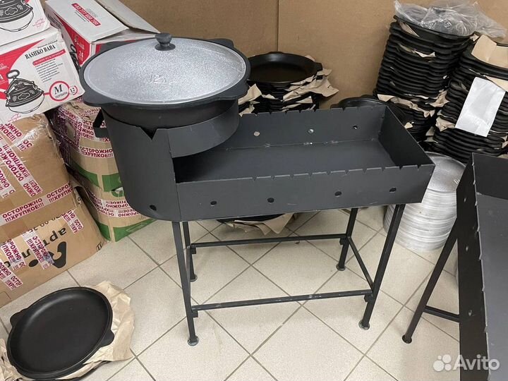 Казан мангал комплект