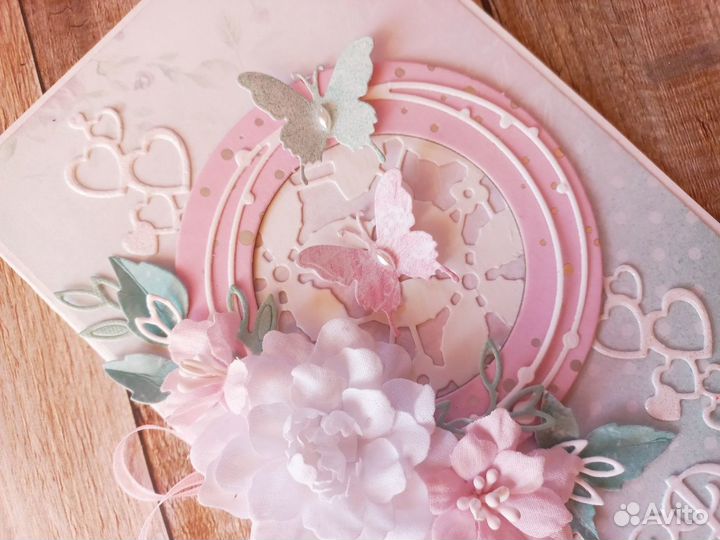 Свадебные открытки-конверты ручной работы