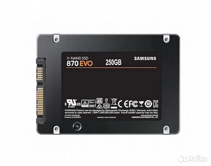 Внутренний SSD диск Samsung 870 EVO 250 гб