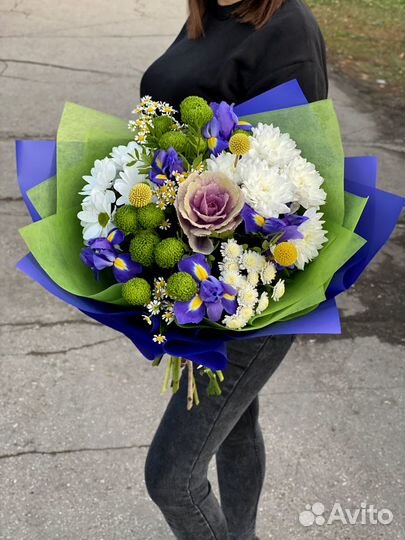 Букеты весенние яркие Самара доставка Розы