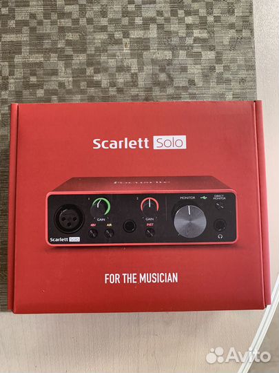 Focusrite Scarlett Solo 3rd Gen