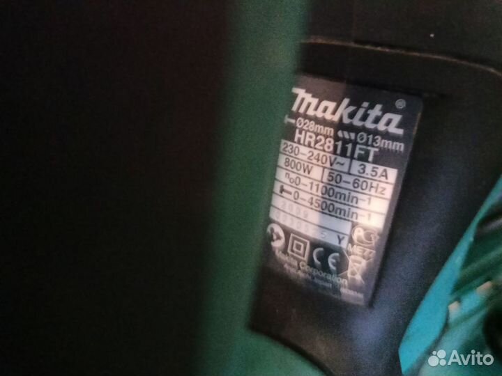 Перфоратор makita hr2811ft