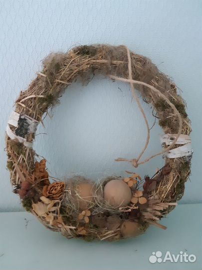 Декор, рождественские и пасхальные веночки