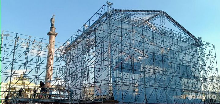 Строительные леса для сцен Layher подиумы/траверсы