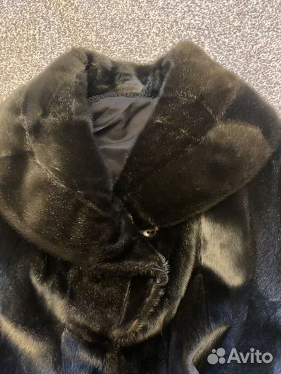 Шуба из нутрии, 58 размер